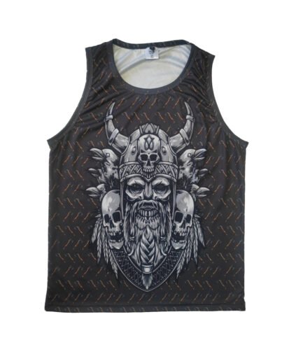 Camiseta Esqueleto Vikingo