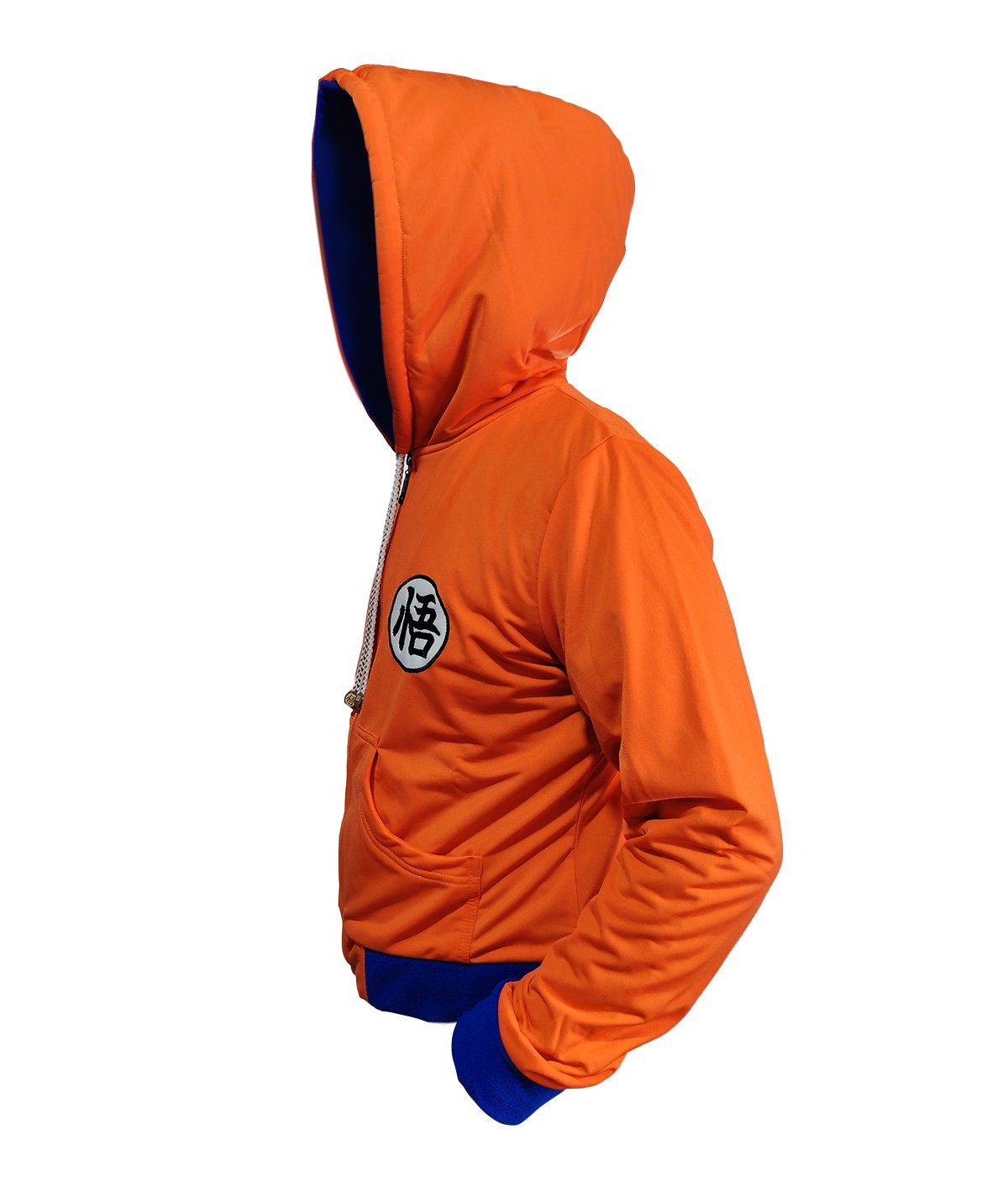 Chaqueta naranja goku - dragon ball con capota (16)