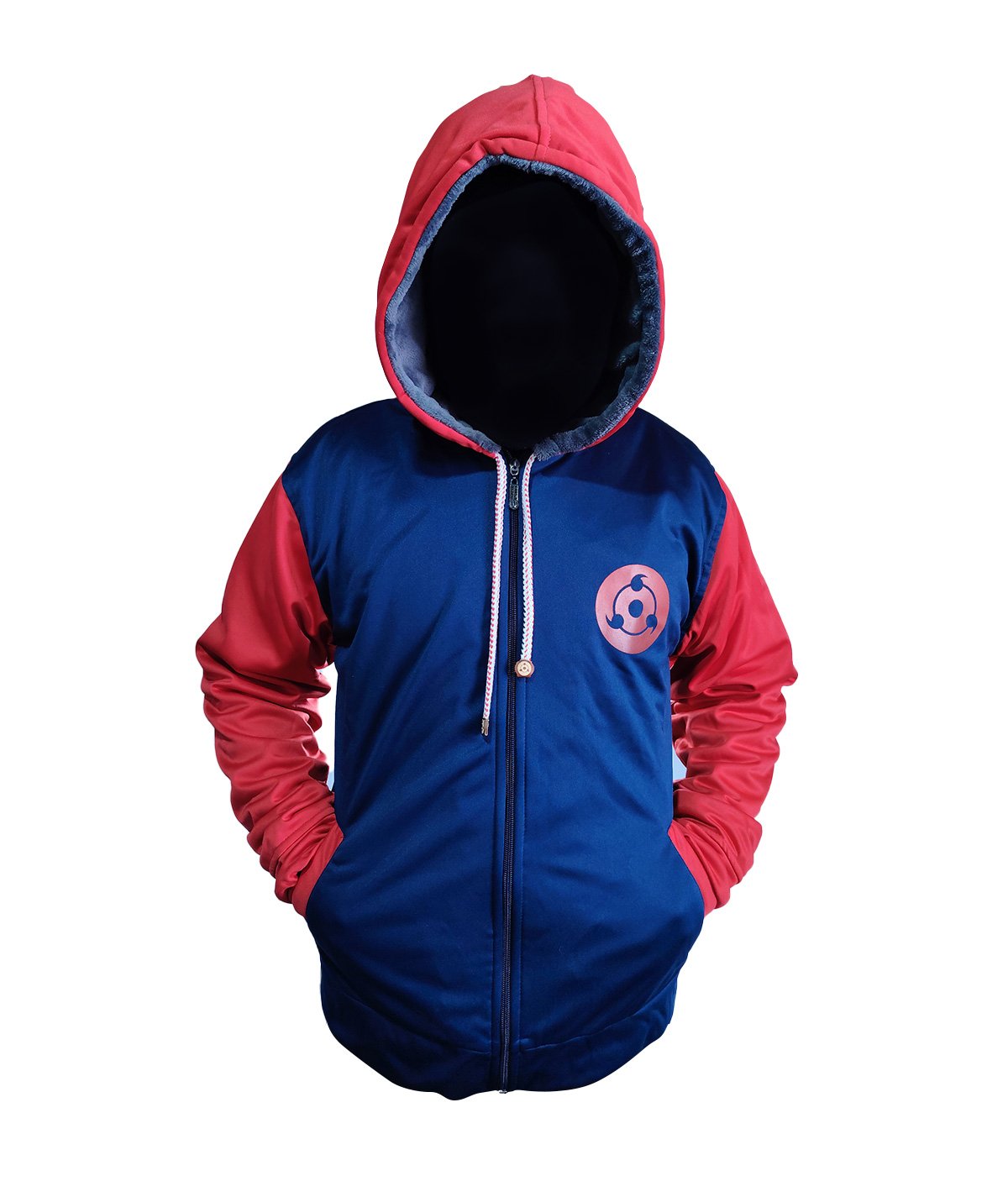 chaqueta forrada Naruto Shippuden Sasuke Uchiha Sudadera hombre (3)