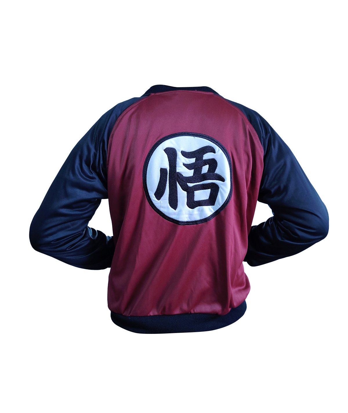 chaquete dragon ball color vino tinto hombre (1) chaquete dragon ball color vino tinto hombre
