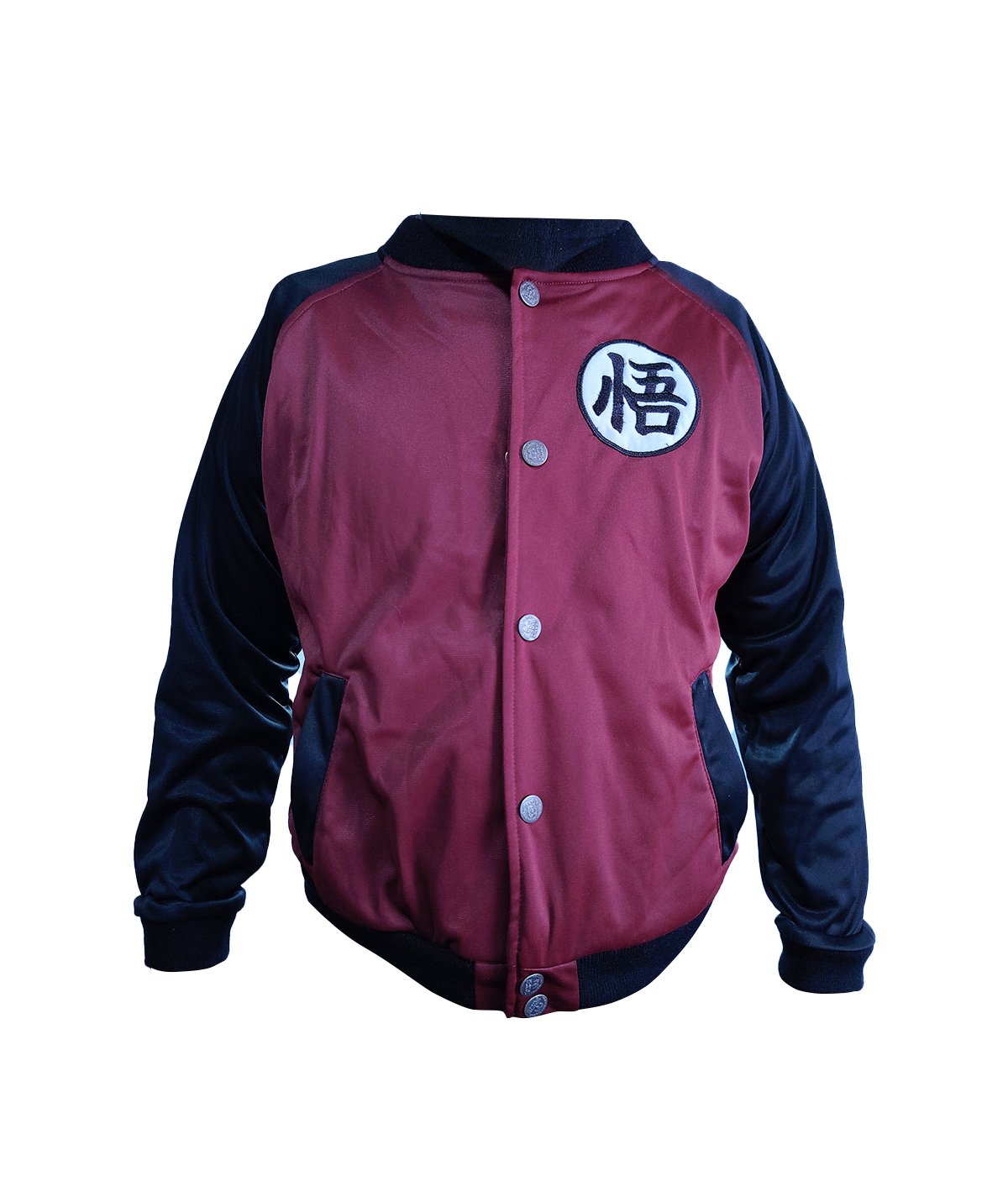 chaquete dragon ball color vino tinto hombre (2) chaquete dragon ball color vino tinto hombre