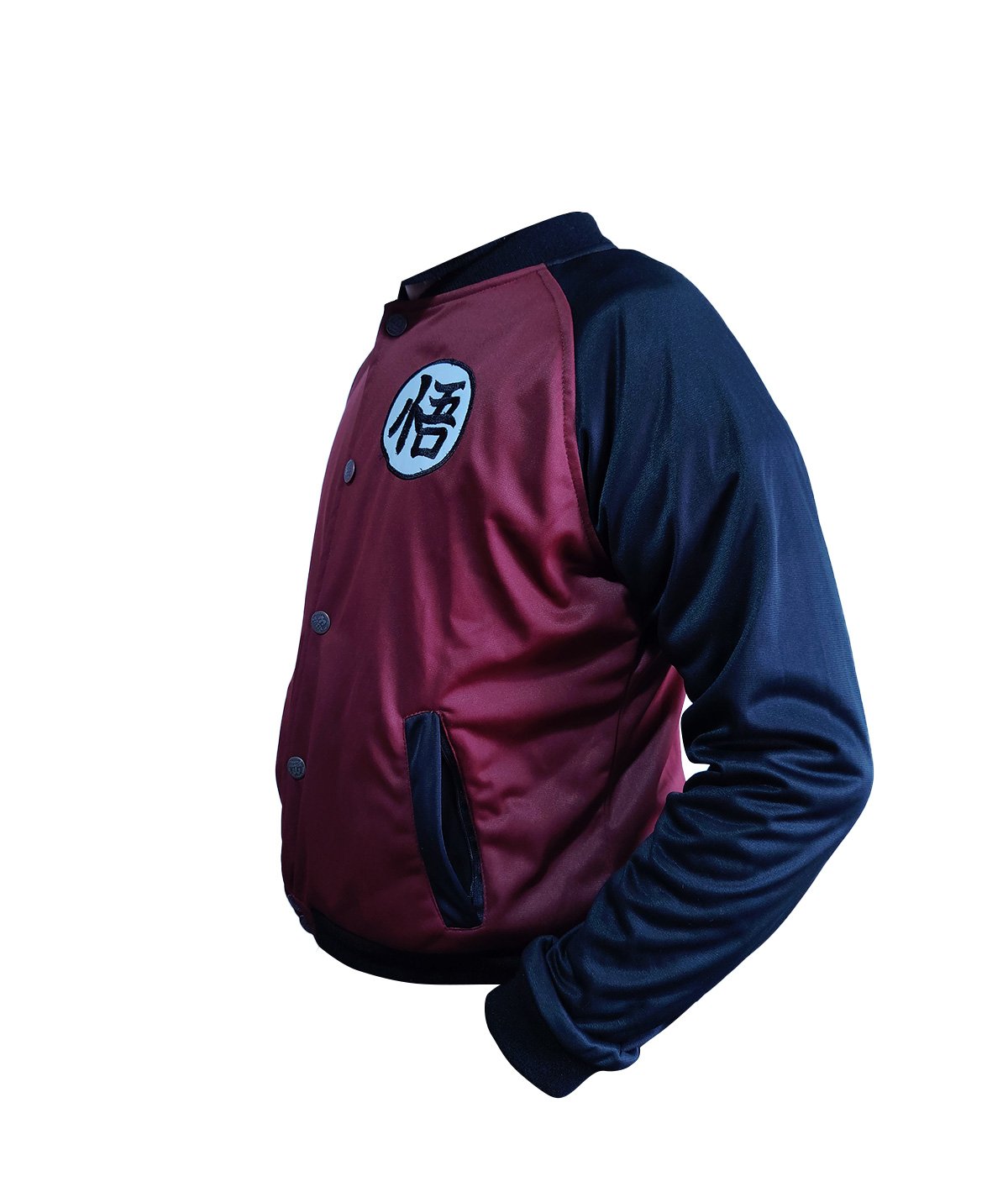 chaquete dragon ball color vino tinto hombre (4) chaquete dragon ball color vino tinto hombre